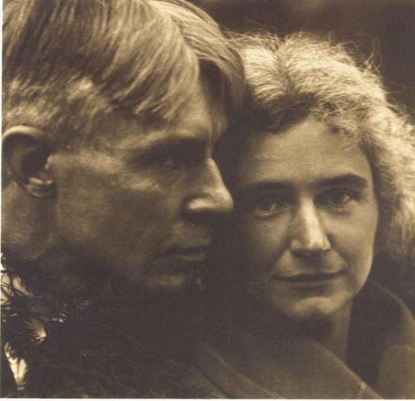 Carl Sandburg and his wife, Lillian Edward Steichen Sandburg